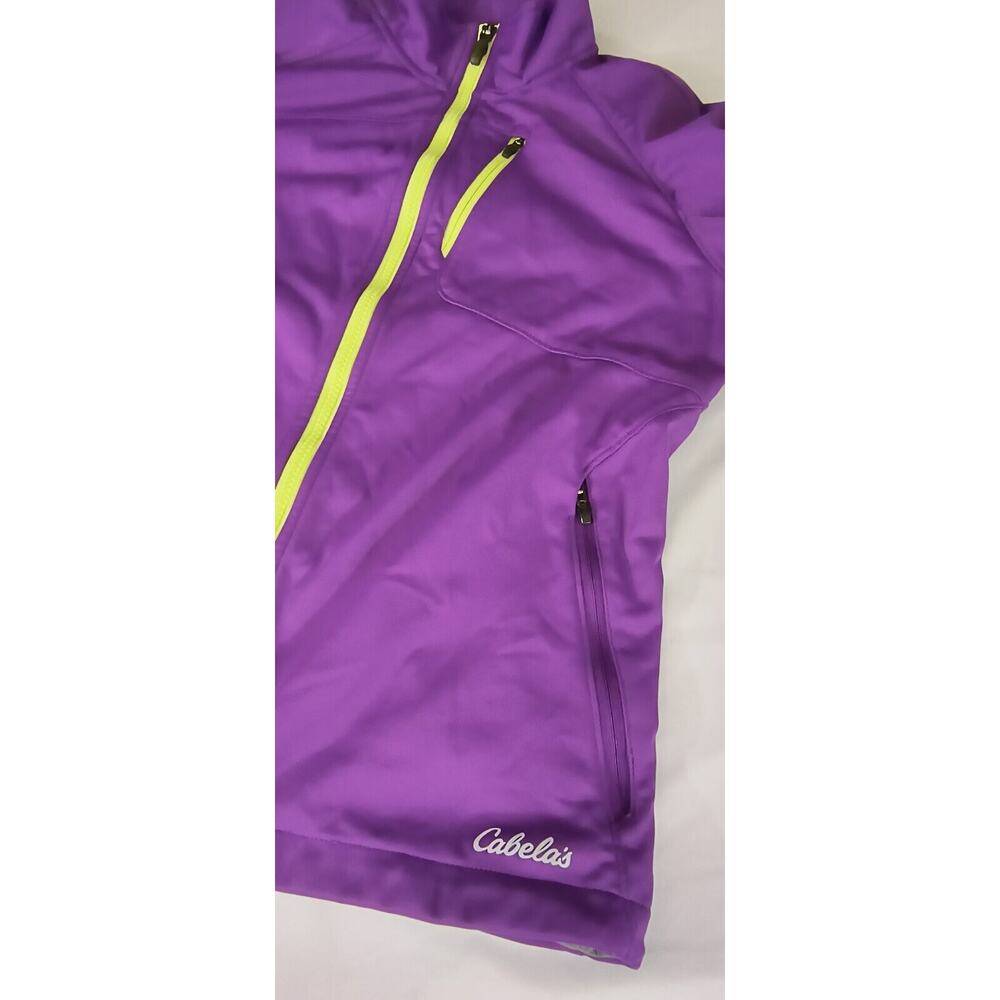 Cabelas Xpg Softshell Jacket Windstopper Purple E… - image 7